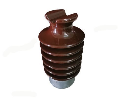 Bright Brown Glazed OEM 22kV Porcelain Line Post Insulator - photo 1